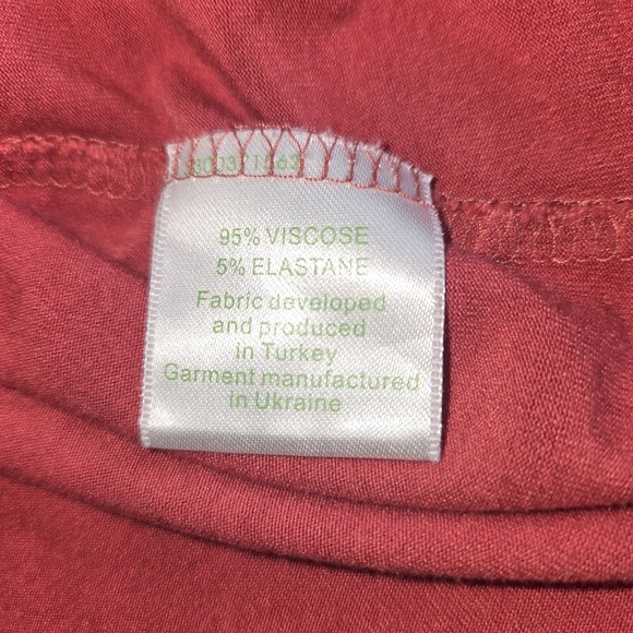 Garnet Hill Rusty‎ Orange Tank Faux Wrap Skirt Midi Sun Dress Size XL - Picture 3 of 12